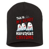 This Is My Scary Hairstylist Costume Funny Halloween Ghosts Short Acrylic Beanie