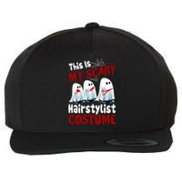 This Is My Scary Hairstylist Costume Funny Halloween Ghosts Wool Snapback Cap