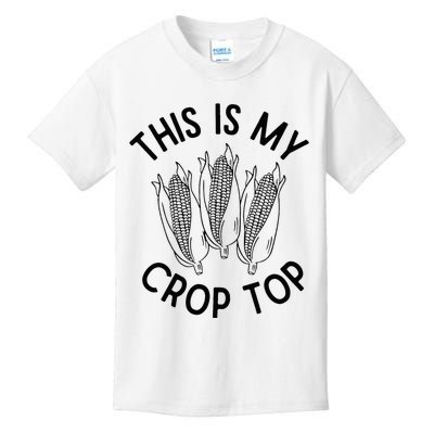 This Is My Crop Top Funny Corn Farm Country Music Kids T-Shirt