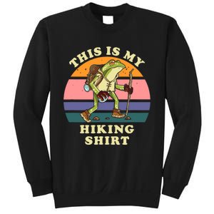 This Is My Hiking Funny Hiker Backpacking Trail Sweatshirt