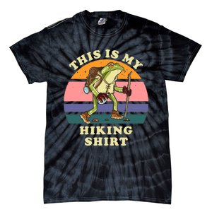 This Is My Hiking Funny Hiker Backpacking Trail Tie-Dye T-Shirt