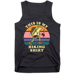 This Is My Hiking Funny Hiker Backpacking Trail Tank Top