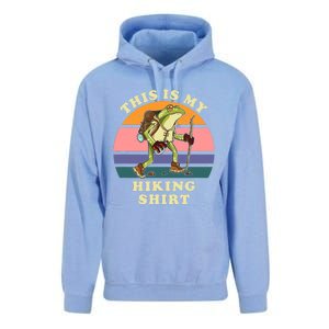 This Is My Hiking Funny Hiker Backpacking Trail Unisex Surf Hoodie