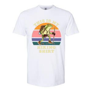 This Is My Hiking Funny Hiker Backpacking Trail Softstyle CVC T-Shirt