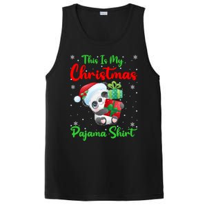 This Is My Christmas Pajamas Xmas Decoration Panda Christmas Great Gift PosiCharge Competitor Tank