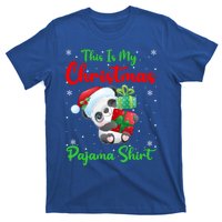 This Is My Christmas Pajamas Xmas Decoration Panda Christmas Great Gift T-Shirt