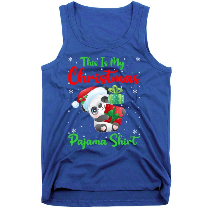 This Is My Christmas Pajamas Xmas Decoration Panda Christmas Great Gift Tank Top