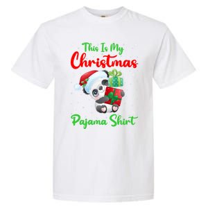 This Is My Christmas Pajamas Xmas Decoration Panda Christmas Great Gift Garment-Dyed Heavyweight T-Shirt