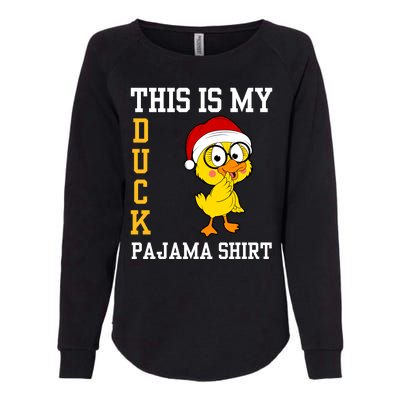 This Is My Duck Pajama Rubber Ducks Slumber Pajamas Party Womens California Wash Sweatshirt