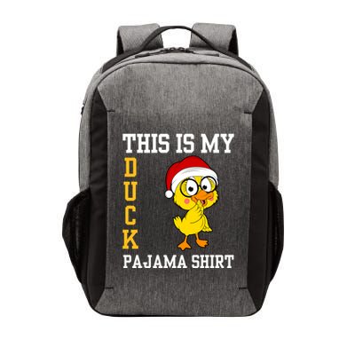 This Is My Duck Pajama Rubber Ducks Slumber Pajamas Party Vector Backpack