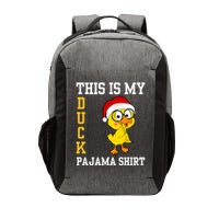 This Is My Duck Pajama Rubber Ducks Slumber Pajamas Party Vector Backpack