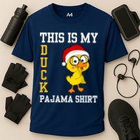 This Is My Duck Pajama Rubber Ducks Slumber Pajamas Party Performance Shirt