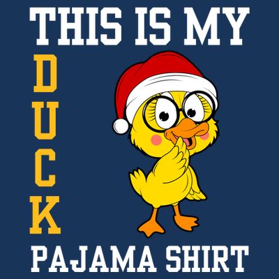 This Is My Duck Pajama Rubber Ducks Slumber Pajamas Party T-Shirt