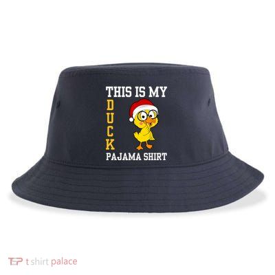 This Is My Duck Pajama Rubber Ducks Slumber Pajamas Party Sustainable Bucket Hat
