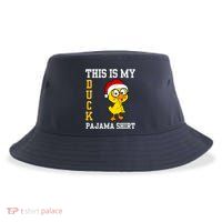 This Is My Duck Pajama Rubber Ducks Slumber Pajamas Party Sustainable Bucket Hat