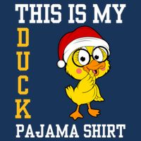 This Is My Duck Pajama Rubber Ducks Slumber Pajamas Party Button