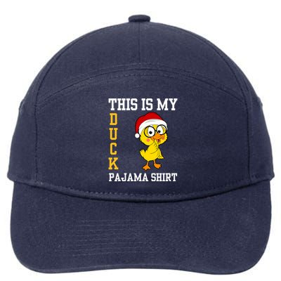 This Is My Duck Pajama Rubber Ducks Slumber Pajamas Party 7-Panel Snapback Hat
