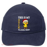 This Is My Duck Pajama Rubber Ducks Slumber Pajamas Party 7-Panel Snapback Hat