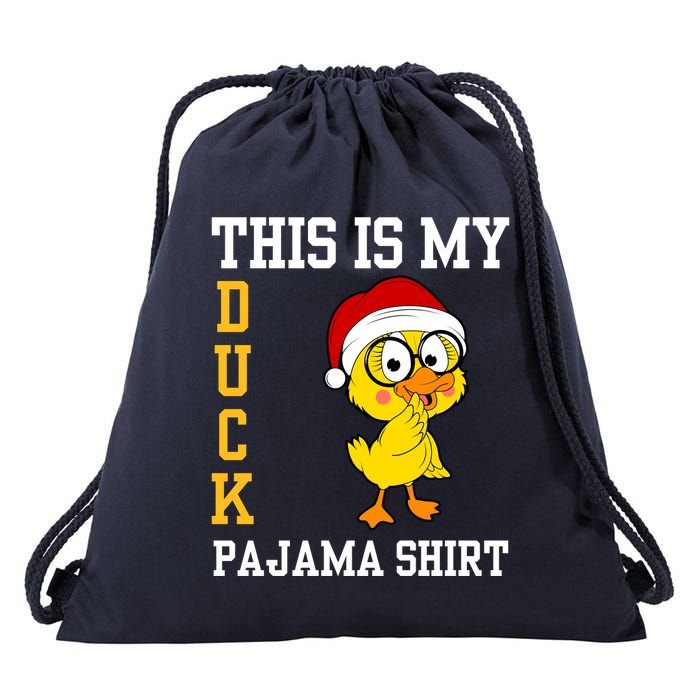 This Is My Duck Pajama Rubber Ducks Slumber Pajamas Party Drawstring Bag