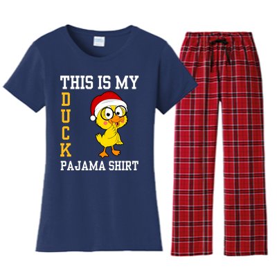 This Is My Duck Pajama Rubber Ducks Slumber Pajamas Party Women's Flannel Pajama Set