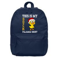 This Is My Duck Pajama Rubber Ducks Slumber Pajamas Party 16 in Basic Backpack