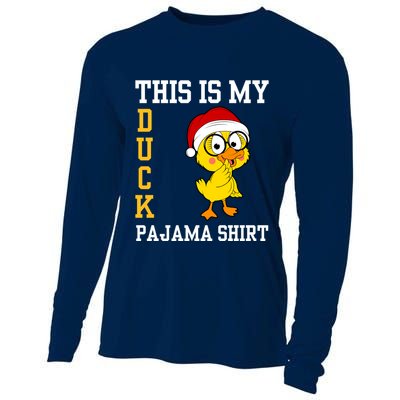 This Is My Duck Pajama Rubber Ducks Slumber Pajamas Party Cooling Performance Long Sleeve Crew