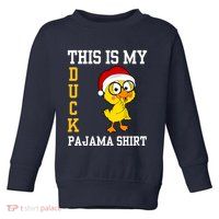 This Is My Duck Pajama Rubber Ducks Slumber Pajamas Party Toddler Sweatshirt