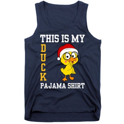 This Is My Duck Pajama Rubber Ducks Slumber Pajamas Party Tank Top