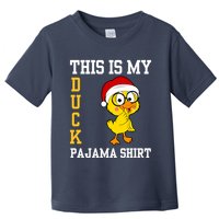 This Is My Duck Pajama Rubber Ducks Slumber Pajamas Party Toddler T-Shirt