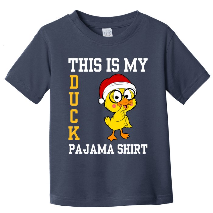 This Is My Duck Pajama Rubber Ducks Slumber Pajamas Party Toddler T-Shirt