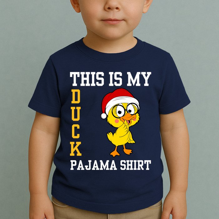 This Is My Duck Pajama Rubber Ducks Slumber Pajamas Party Toddler T-Shirt