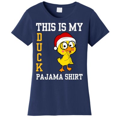 This Is My Duck Pajama Rubber Ducks Slumber Pajamas Party Women's T-Shirt