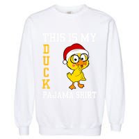 This Is My Duck Pajama Rubber Ducks Slumber Pajamas Party Garment-Dyed Sweatshirt