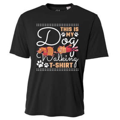 This Is My Dog Walking Cooling Performance Crew T-Shirt