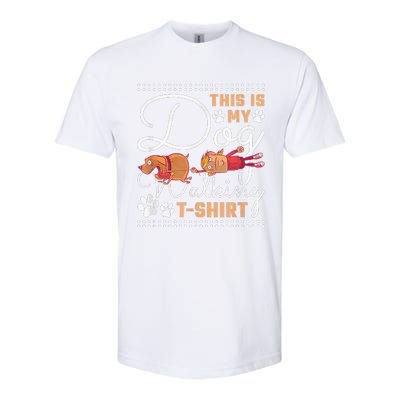 This Is My Dog Walking Softstyle® CVC T-Shirt