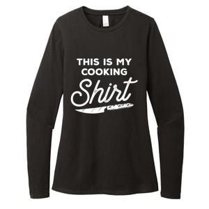 This Is My Cooking Meaningful Gift Culinary Cooking Gift Idea For Chef Gift Womens CVC Long Sleeve Shirt