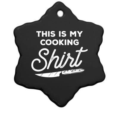 This Is My Cooking Meaningful Gift Culinary Cooking Gift Idea For Chef Gift Ceramic Star Ornament