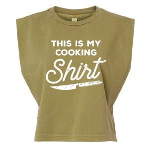 This Is My Cooking Meaningful Gift Culinary Cooking Gift Idea For Chef Gift Garment-Dyed Women's Muscle Tee