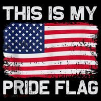 This Is My Pride Flag USA American Tall T-Shirt