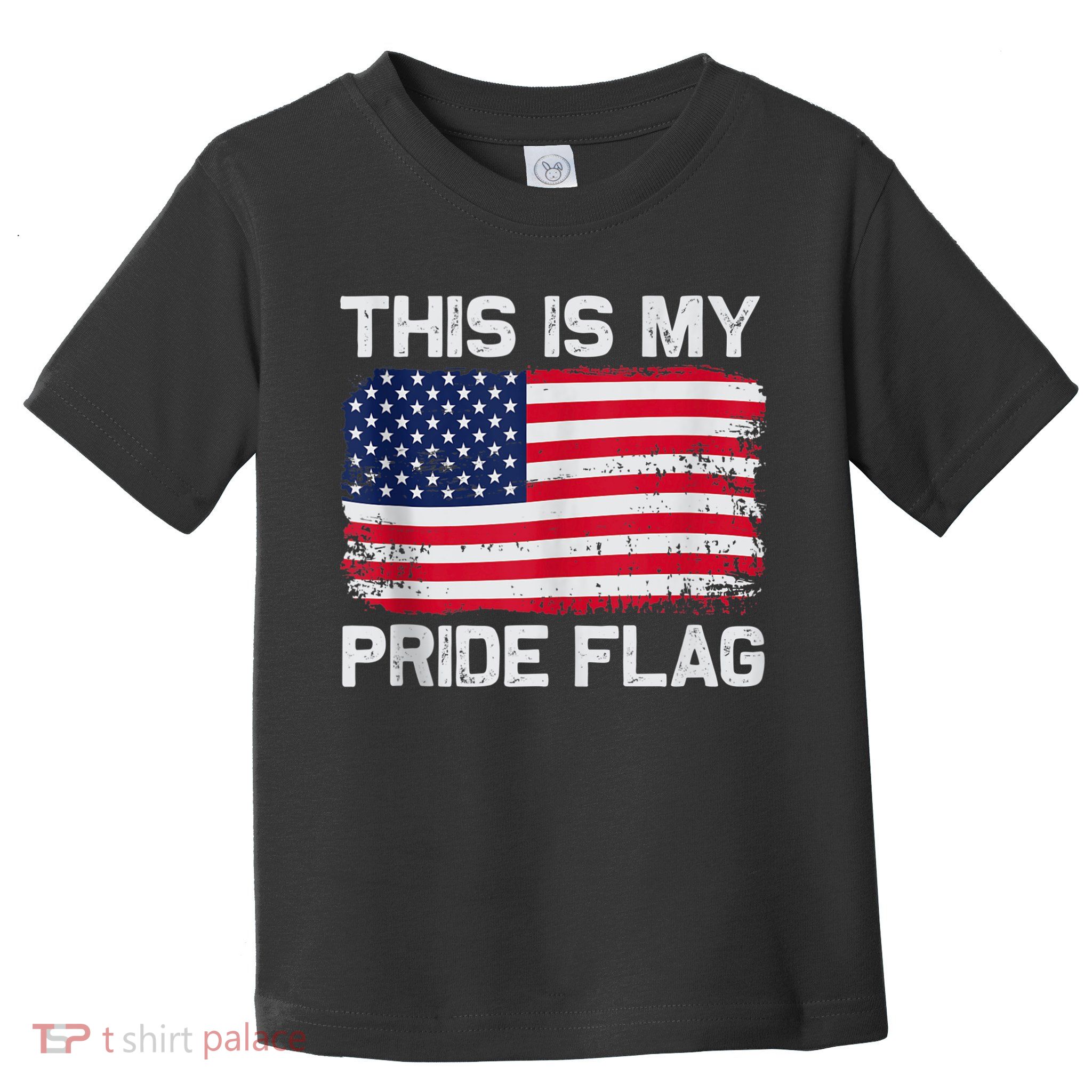 This Is My Pride Flag USA American Toddler T-Shirt