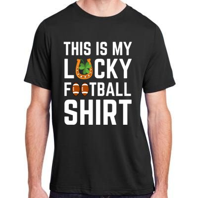 This Is My Lucky Football Gift Sport Game St Patrick's Day Gift Adult ChromaSoft Performance T-Shirt