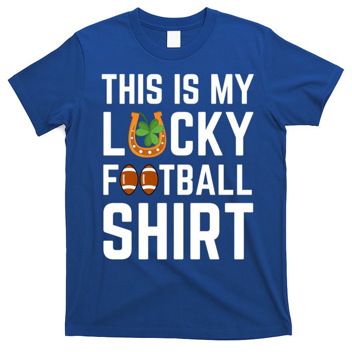 This Is My Lucky Football Gift Sport Game St Patrick's Day Gift T-Shirt