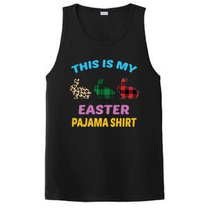 This Is My Easter Pajama Gift Easter Day Gift Plaid Leopard Cool Gift PosiCharge Competitor Tank