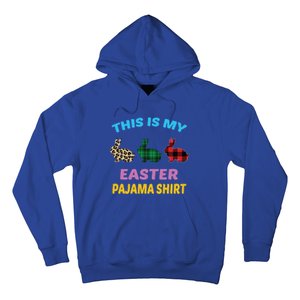 This Is My Easter Pajama Gift Easter Day Gift Plaid Leopard Cool Gift Hoodie