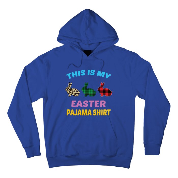 This Is My Easter Pajama Gift Easter Day Gift Plaid Leopard Cool Gift Hoodie