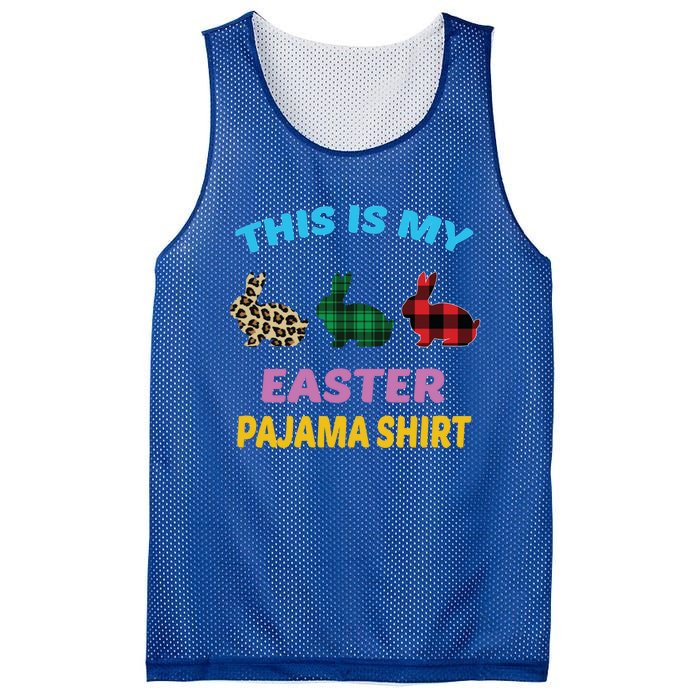 This Is My Easter Pajama Gift Easter Day Gift Plaid Leopard Cool Gift Mesh Reversible Basketball Jersey Tank