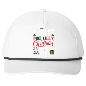 This Is My Its Too Hot For Ugly Christmas Sweaters Snapback Five-Panel Rope Hat