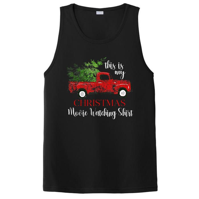 This Is My Christmas Movie Watching Vintage Red Truck  PosiCharge Competitor Tank