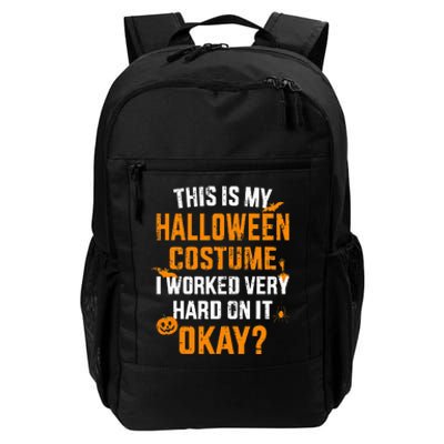 This is my lazy halloween costume I worked very hard on it Daily Commute Backpack