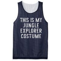 This Is My Jungle Explorer Halloween Costume Lazy Easy Mesh Reversible Basketball Jersey Tank